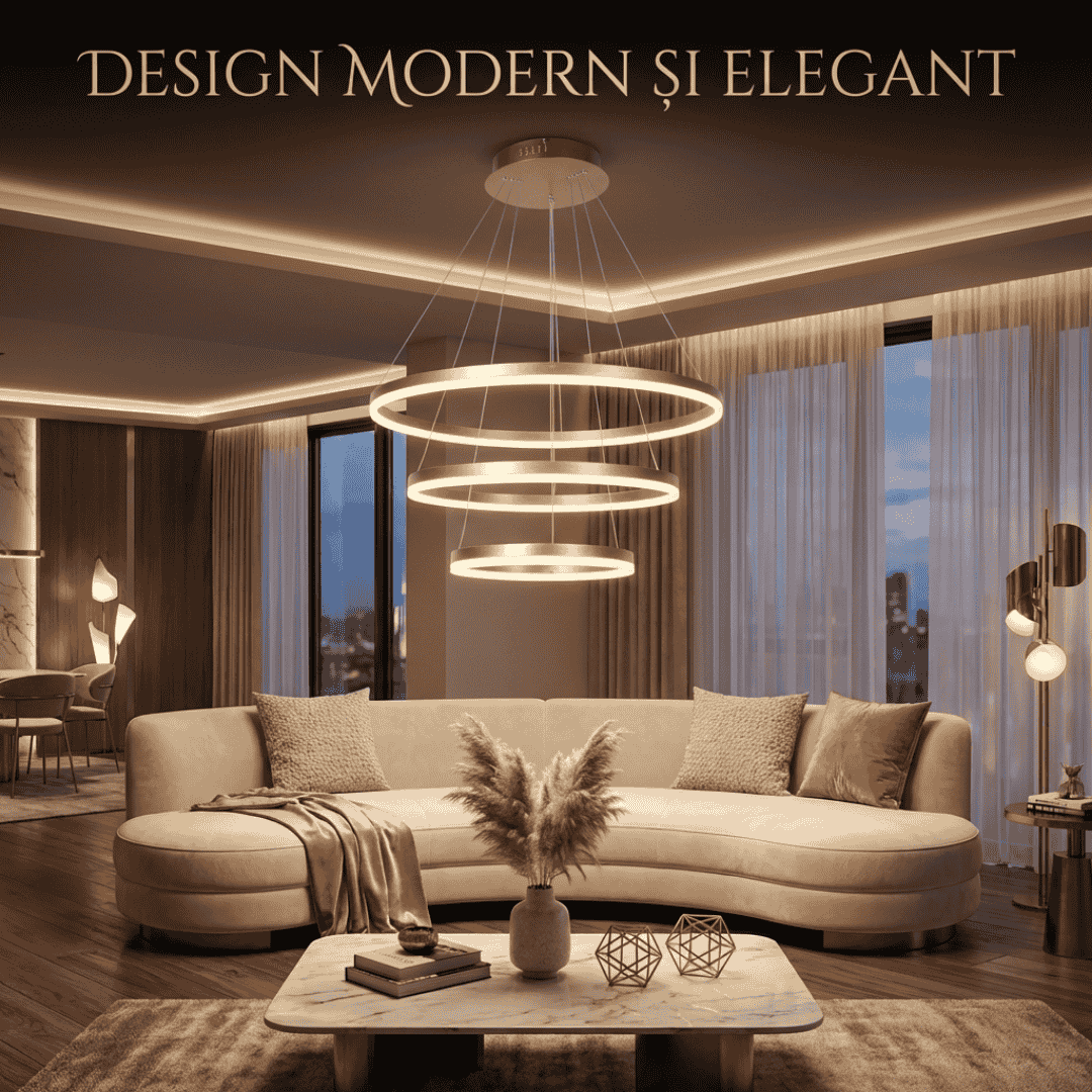 LUSTRA LED 3 CERCURI