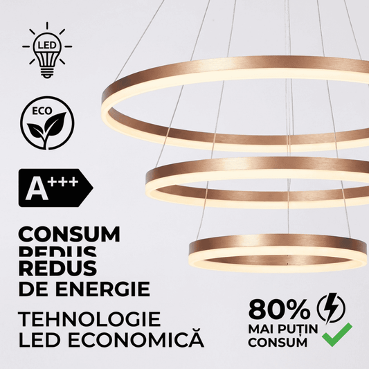 LUSTRA LED 3 CERCURI