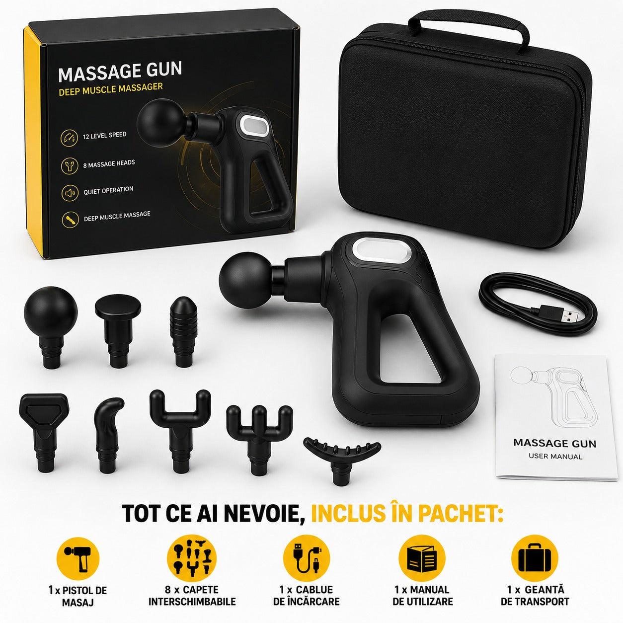 Pistol de Masaj Profesional