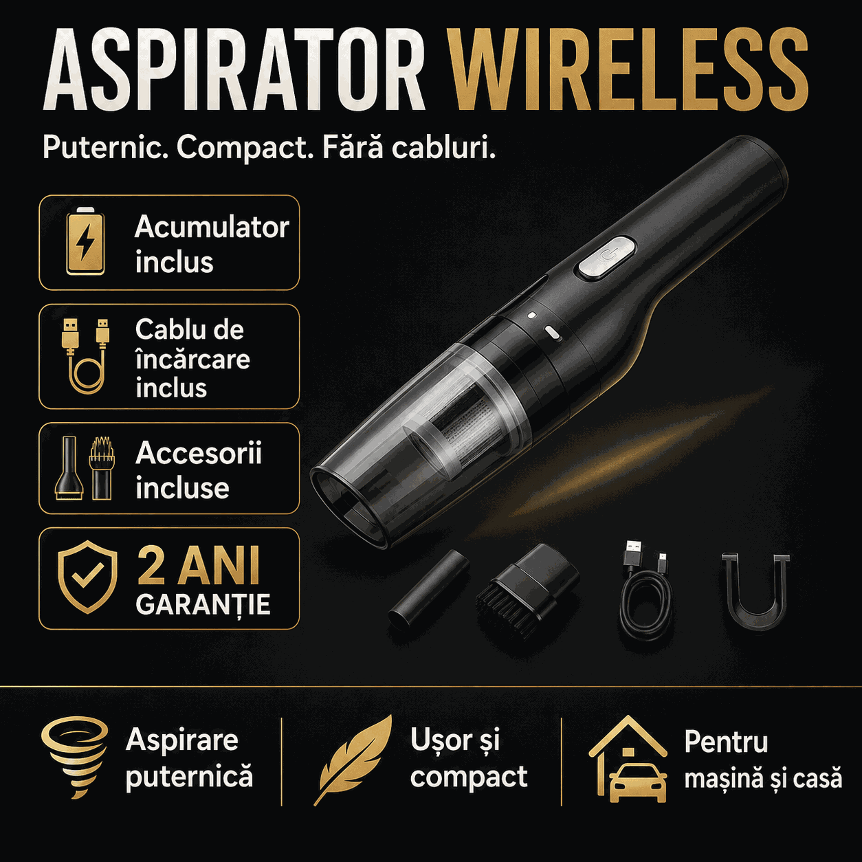 Aspirator Portabil-AspiPro